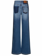 ALEXANDER MCQUEEN - Wide Leg Denim Jeans