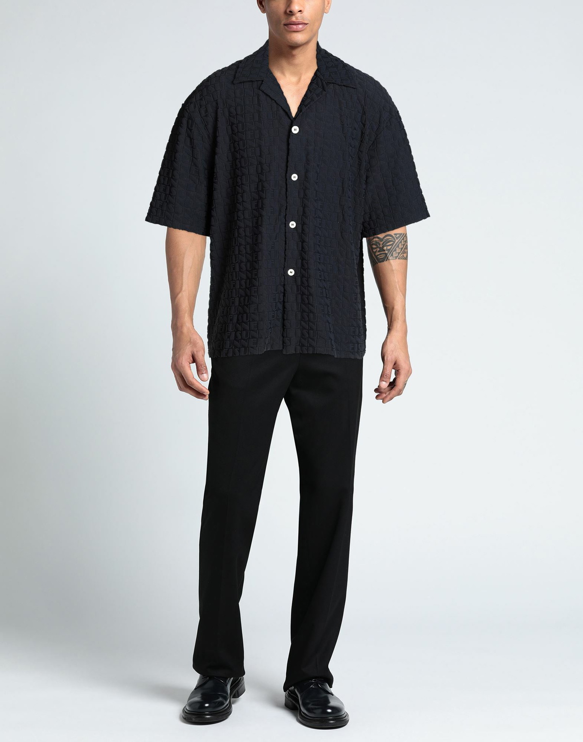 Sunnei Mens Shirt in Navy