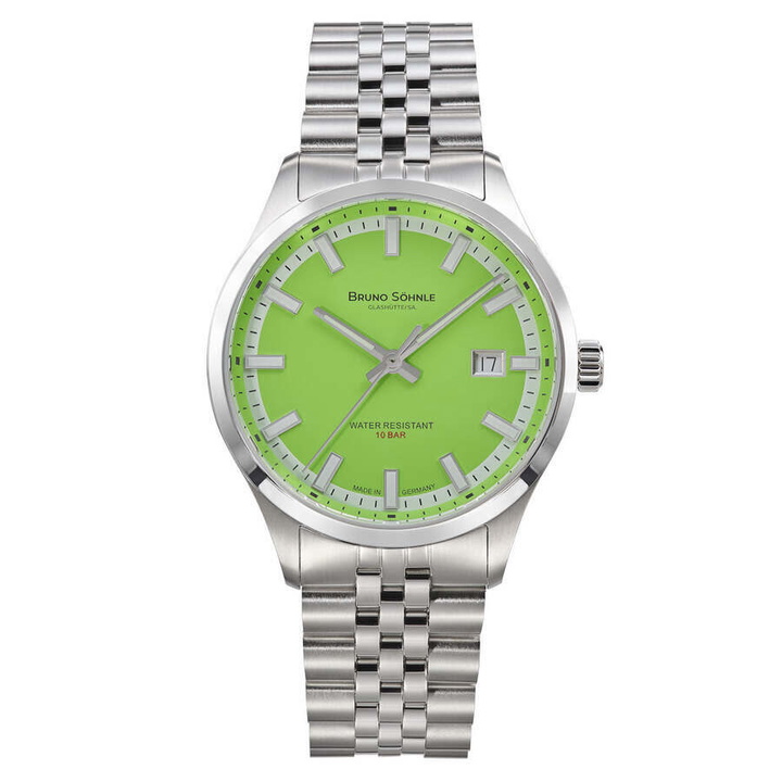 Photo: Bruno Sohnle Turin Automatic Green Dial Mens Watch 17-12230-440