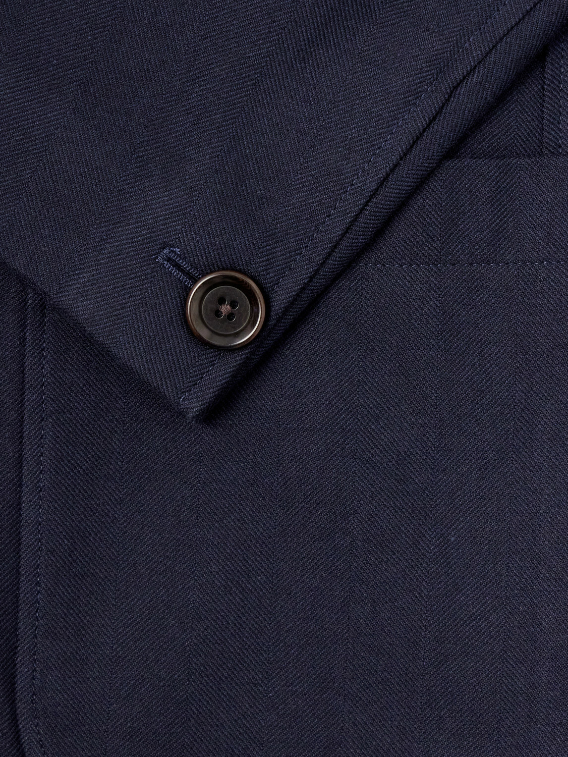 Oliver Spencer - Westbury Cotton-Blend Herringbone Suit Jacket - Blue