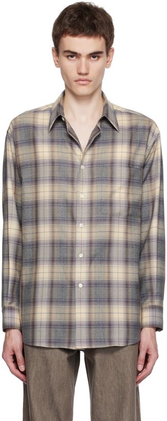 Photo: AURALEE Gray Check Shirt