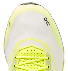 On - Cloudflash Rubber-Trimmed Mesh Sneakers - Yellow