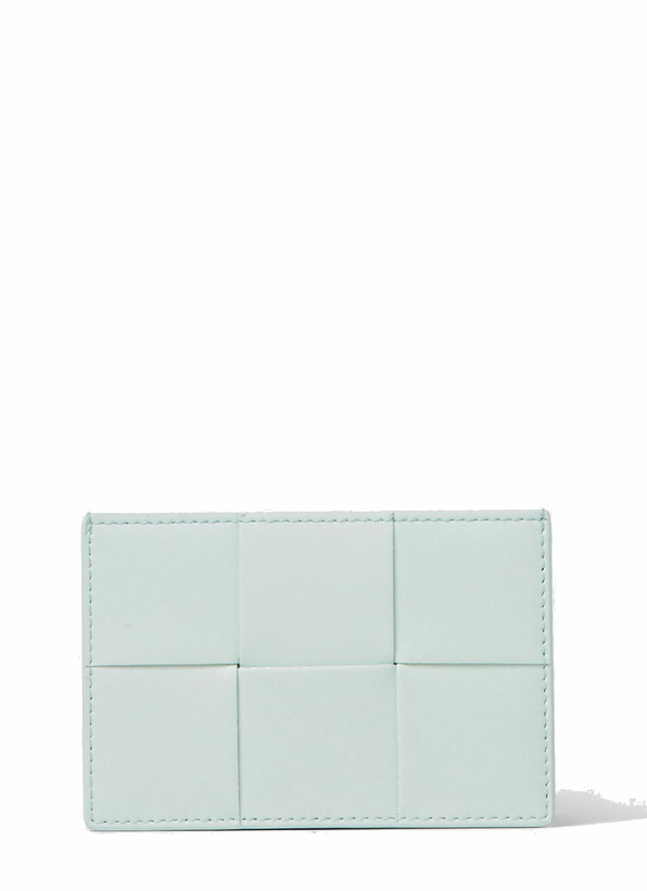 Photo: Bottega Veneta - Cassette Cardholder in Light Blue