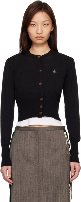 Photo: Vivienne Westwood Black Bea Cropped Cardigan