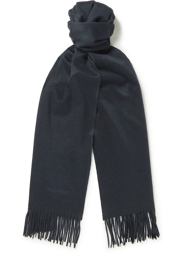 Photo: TOM FORD - Fringed Cashmere Scarf