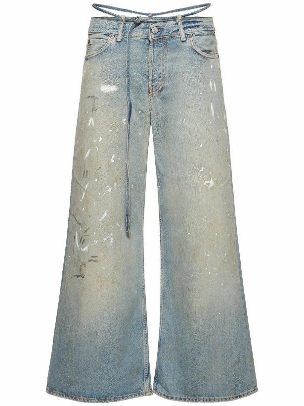 Photo: ACNE STUDIOS 2004 Low Waist Belted Denim Jeans