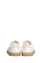 Common Projects Bball Slim Sneakers In White Suede And Leather