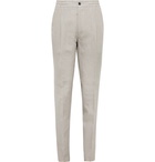 Rubinacci - Linen Drawstring Trousers - Gray