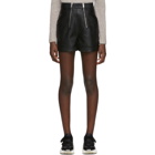 Stella McCartney Black Alter Leather Shorts