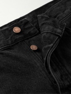 Nudie Jeans - Seth Straight-Leg Denim Shorts - Black