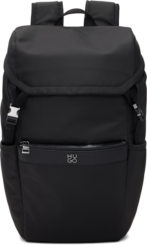 Photo: Hugo Black Twill Backpack