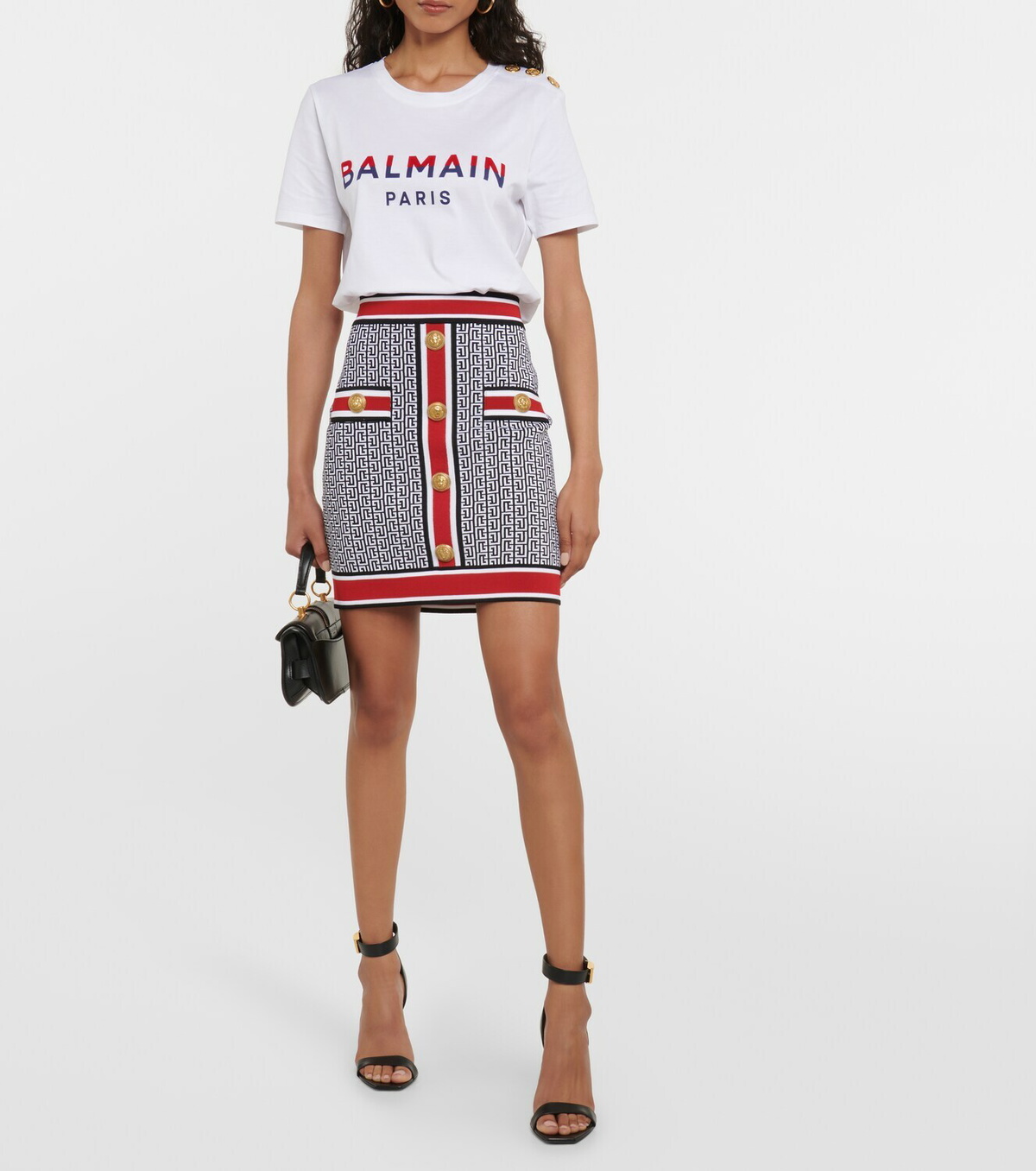 Balmain Logo cotton jersey T-shirt