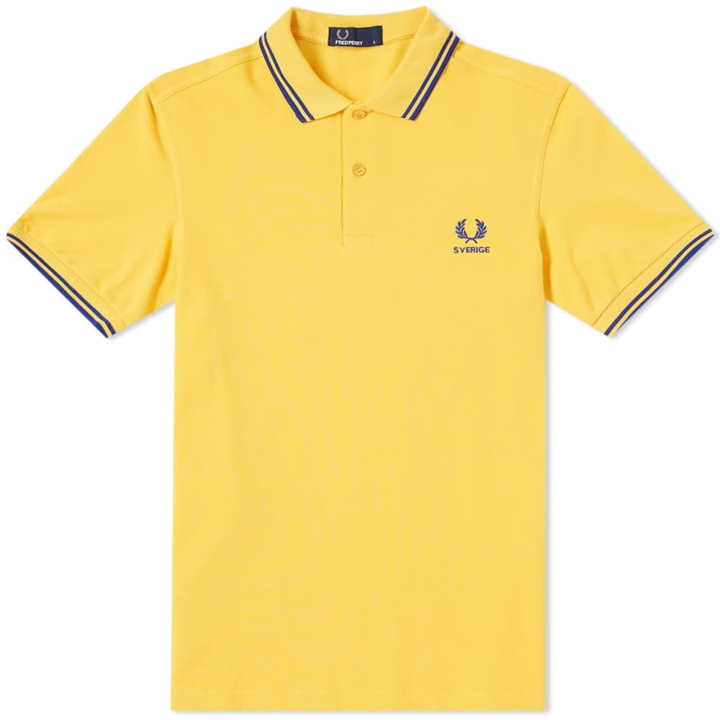 Photo: Fred Perry Sweden Country Polo Shirt Bright Yellow