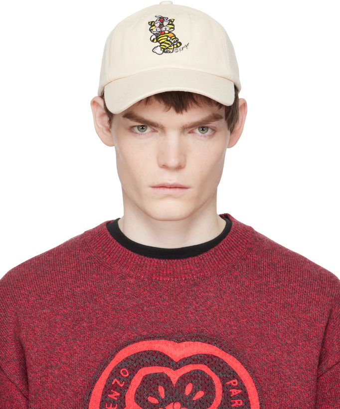 Photo: Kenzo Off-White Kenzo Paris 'KENZO Cartoon' Embroidered Cap