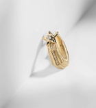 Marie Lichtenberg Baba Small 18kt gold single earring with diamonds