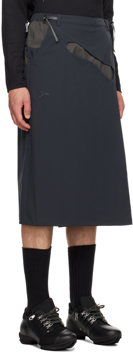 Archival Reinvent Gray Cloud Pocket Midi Skirt