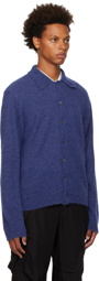 Our Legacy Blue Evening Polo Cardigan