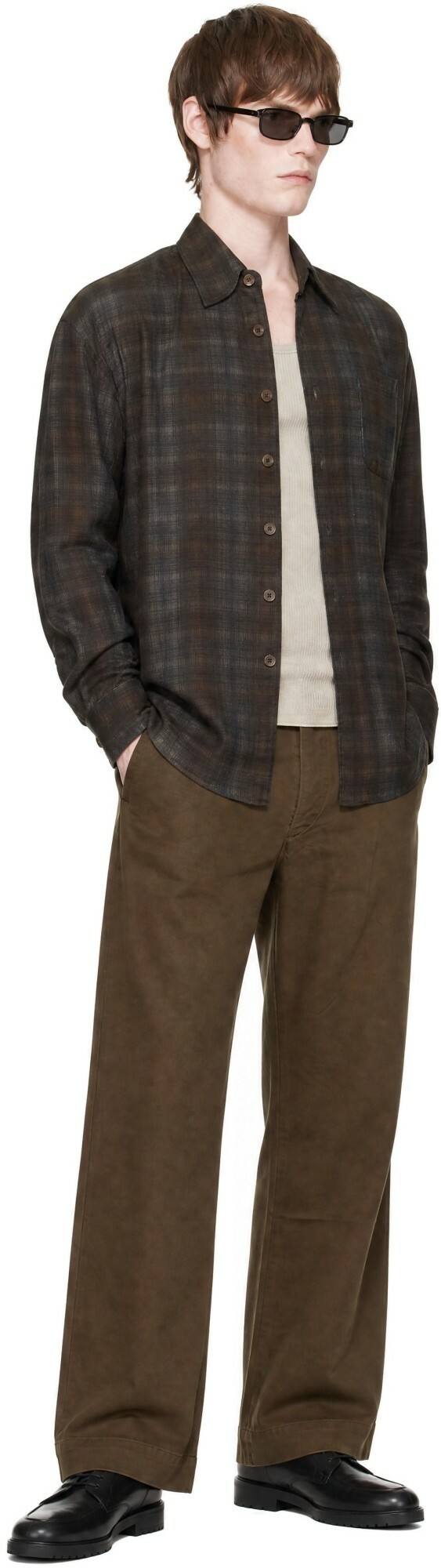 RRL Brown Chino Field Trousers
