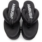 Ambush Black Geta Sandals