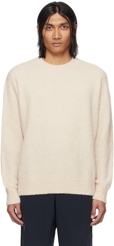 Photo: BOSS Beige Relaxed-Fit Sweater