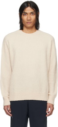 BOSS Beige Relaxed-Fit Sweater