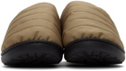 SUBU Khaki Quilted Nannen Slippers