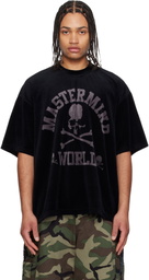 MASTERMIND WORLD Black Velour T-shirt