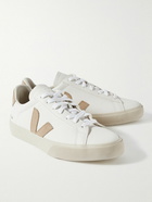 Veja - Campo Suede-Trimmed Leather Sneakers - White