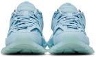 Balenciaga Blue Track Clear Sole Sneakers