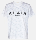 Alaïa Logo cotton jersey T-shirt