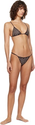 Gimaguas Brown Emily Bikini Top