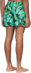 Paul Smith Blue Moonlit Palm Swim Shorts