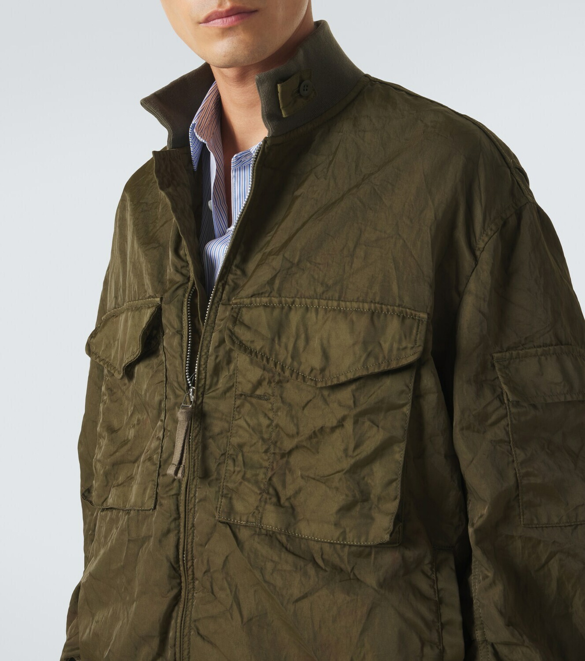 Comme des Garçons Homme Zip-up bomber jacket