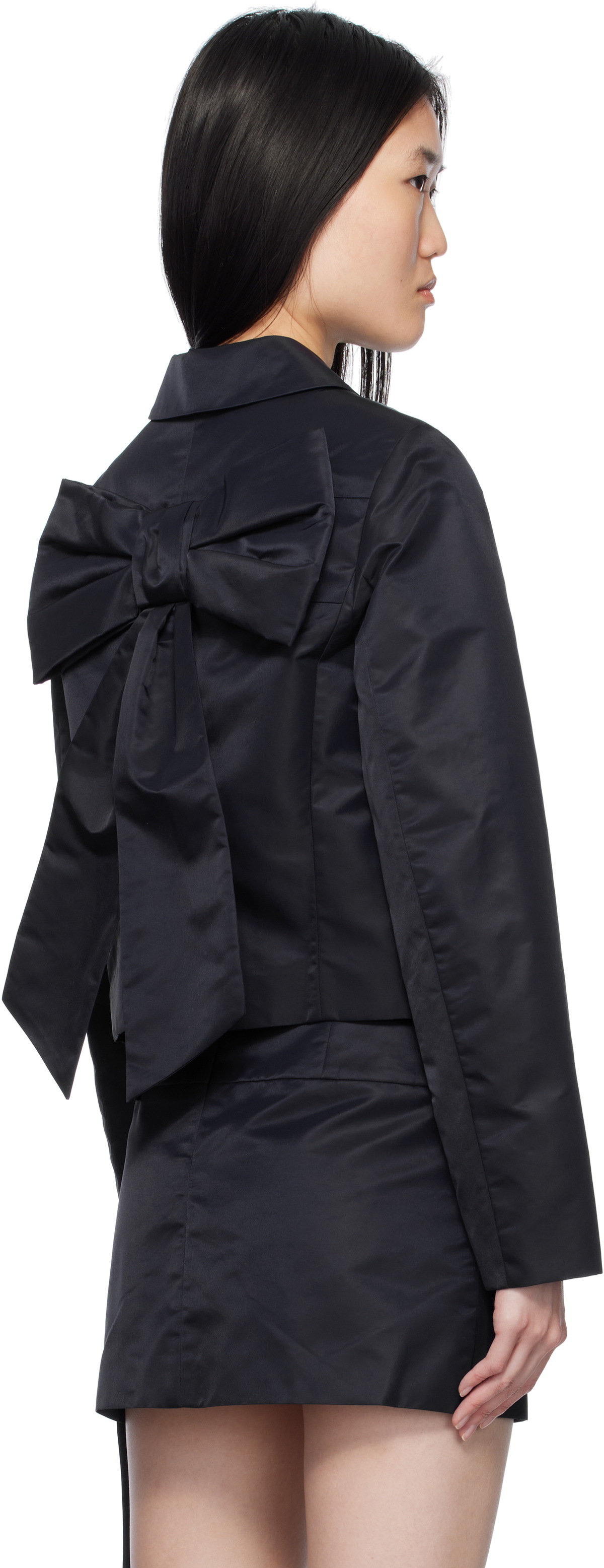 Sandy Liang Navy Shelby Jacket Sandy Liang