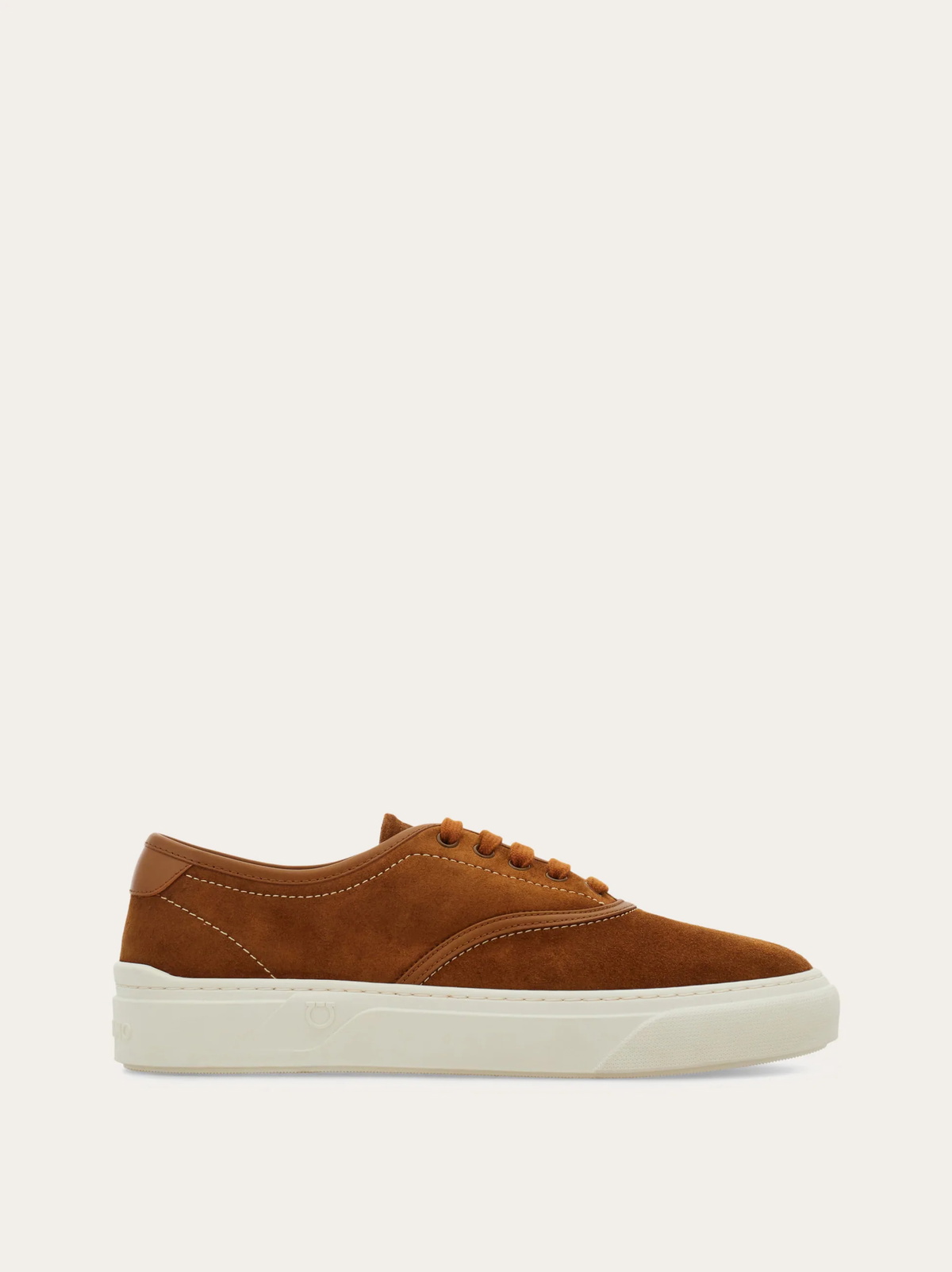 Ferragamo Mens Gancini sneaker in Brown