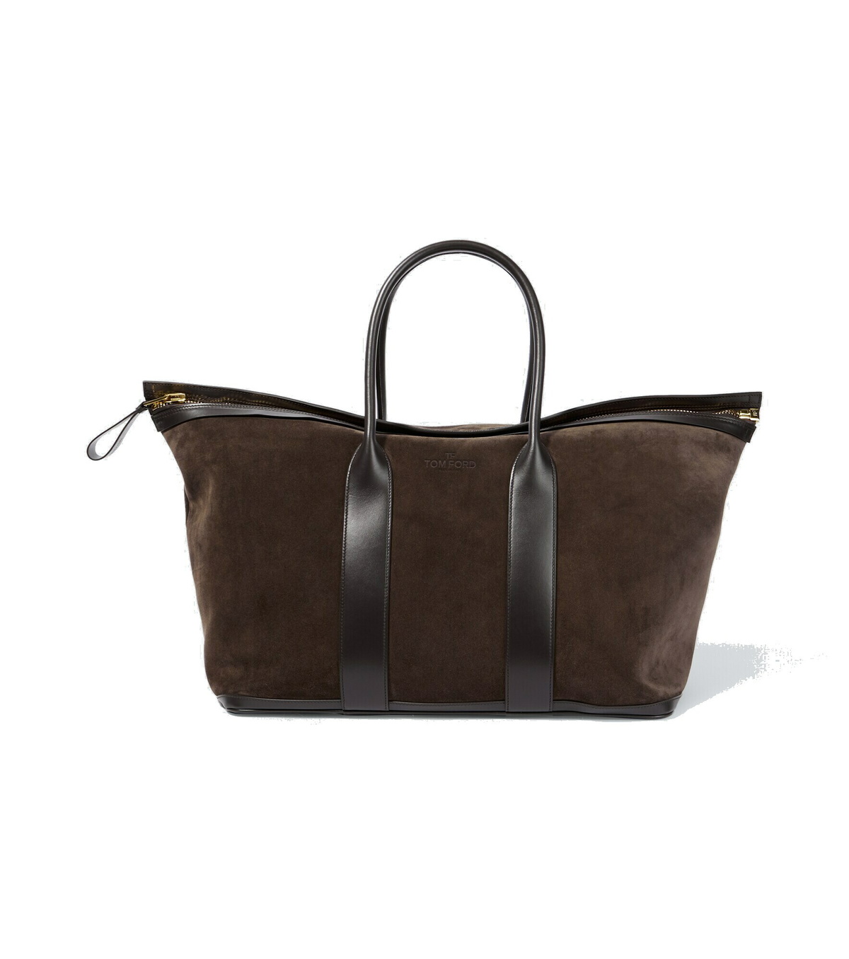 Tom Ford - East West leather and suede tote bag TOM FORD Tom Ford - East West leather and suede tote bag TOM FORD