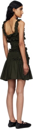 Cecilie Bahnsen Green Oona Minidress