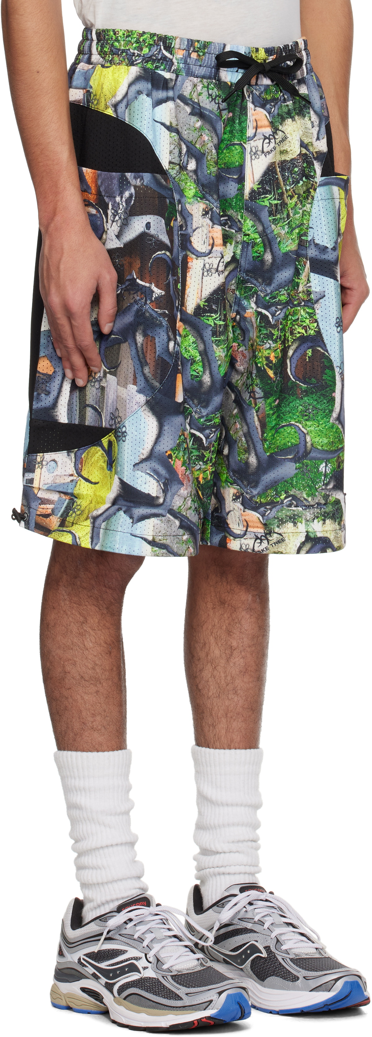 Perks and Mini Multicolor 'P.A.M.' Real Tree Mesh Shorts