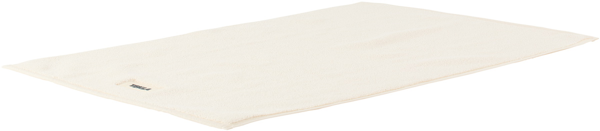 Tekla Off-White Terry Bath Mat