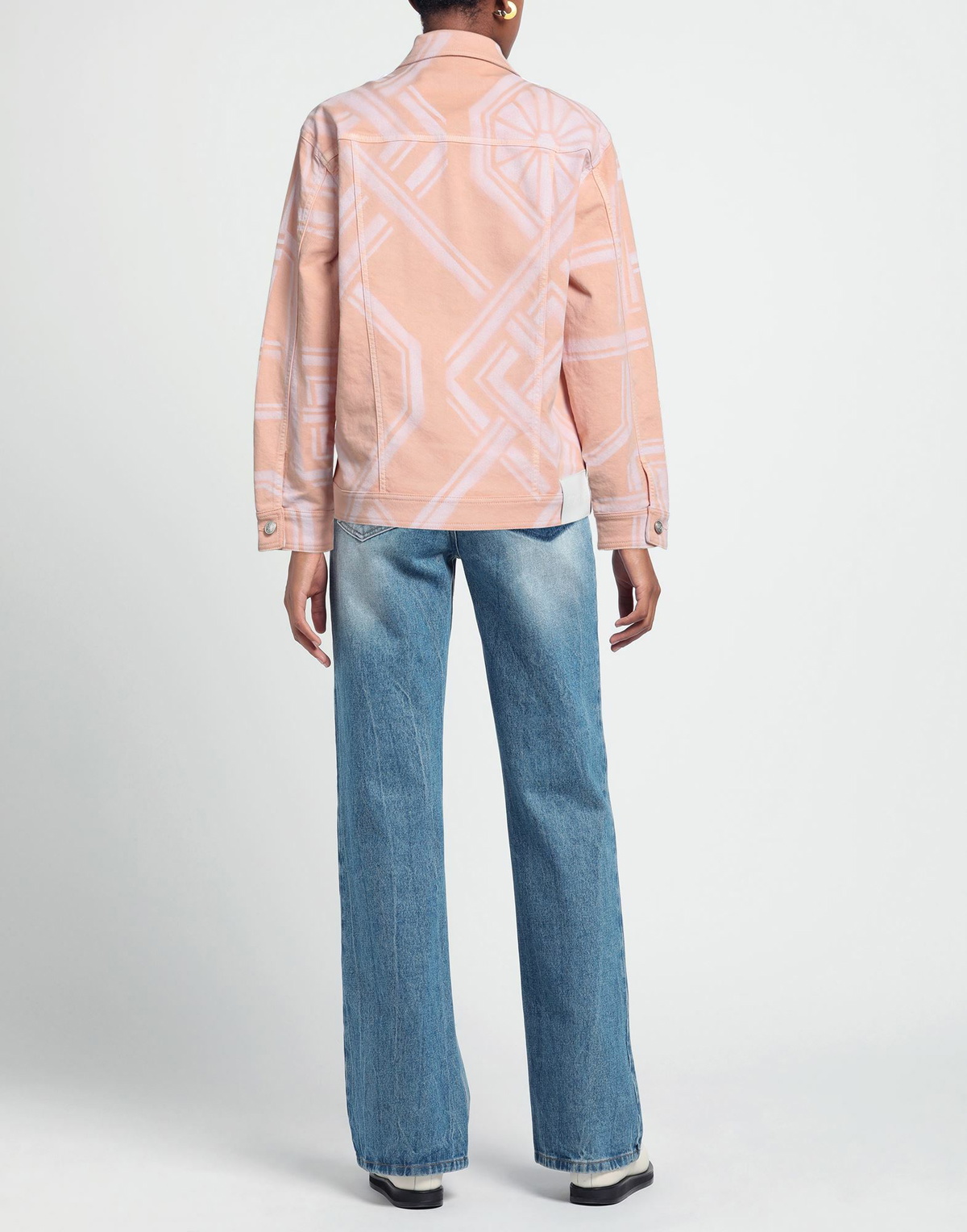 Koché Womens Denim outerwear in Salmon pink