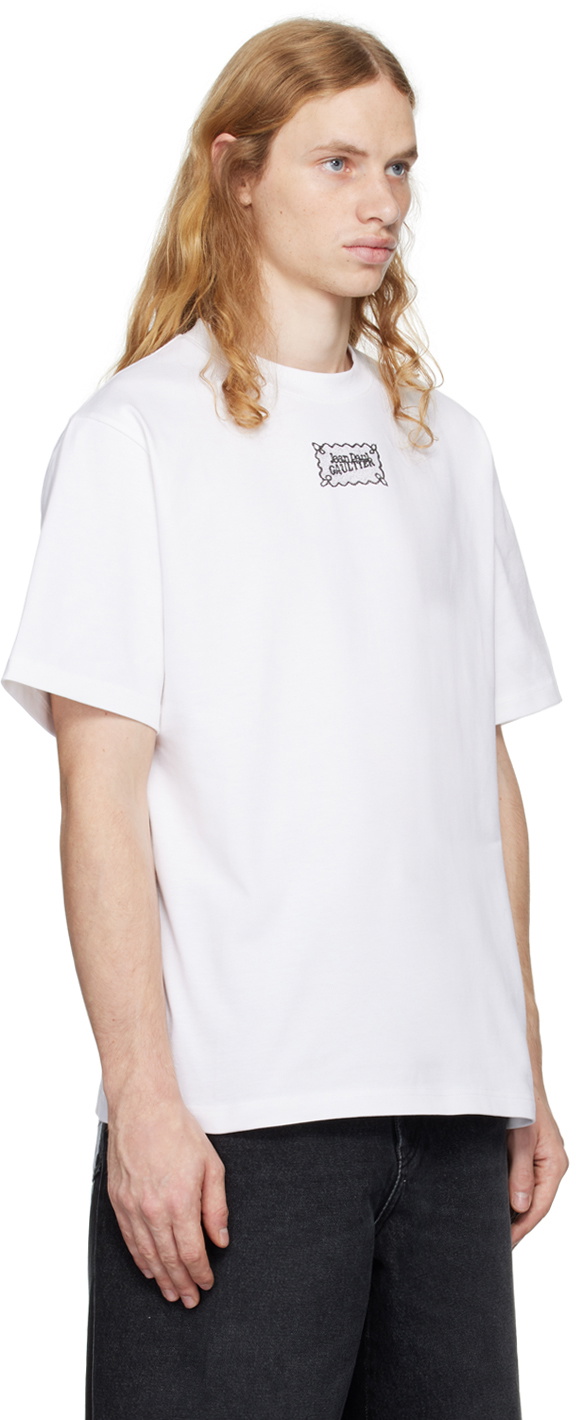 Jean Paul Gaultier White Lace Label T-shirt Jean Paul Gaultier Jean Paul Gaultier White Lace Label T-shirt Jean Paul Gaultier