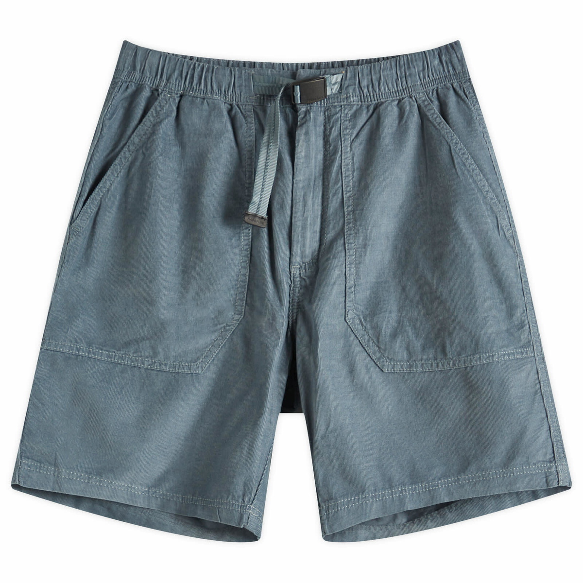 Napapijri Men's Corduroy Belted Shorts in Stormy Weat Gr