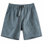 Napapijri Men's Corduroy Belted Shorts in Stormy Weat Gr