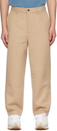 AMI Paris Beige Puma Edition Trousers