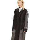 Yang Li Black Double-Breasted Coat