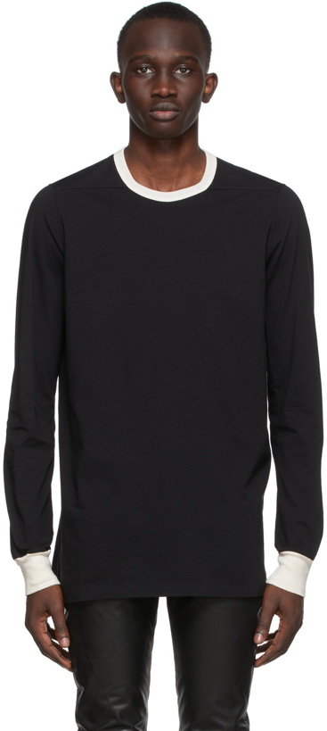 Photo: Rick Owens Black Banded Long Sleeve T-Shirt