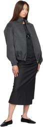 Nothing Written Gray Plaza Zip Jacket