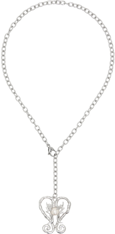 Photo: Harlot Hands Silver Heiress Pendant Necklace