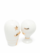 Jonathan Adler White Porcelain Mrs Muse And Mr Muse Shakers