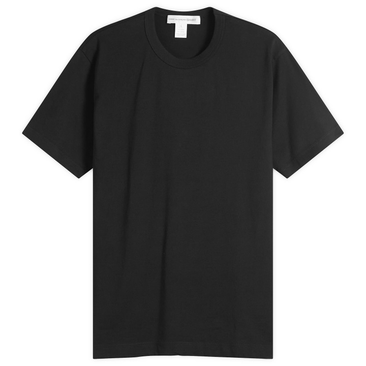 Photo: Comme des Garçons SHIRT Men's Cotton T-Shirt in Black